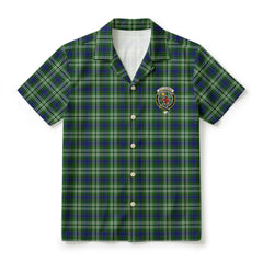 Spottiswood Tartan Crest Hawaiian Shirt