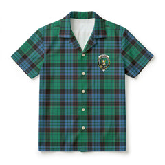 Stewart Old Ancient Tartan Crest Hawaiian Shirt