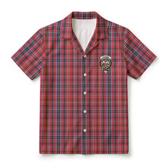 Straiton Tartan Crest Hawaiian Shirt