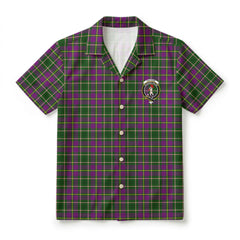 Tailyour (or Taylor) Tartan Crest Hawaiian Shirt