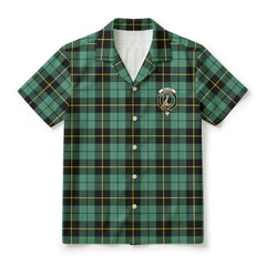 Wallace Hunting Ancient Tartan Crest Hawaiian Shirt