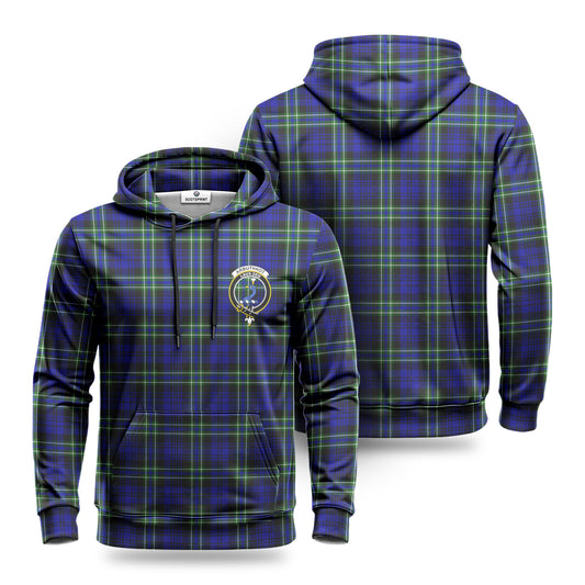 Arbuthnot Modern Tartan Crest Hoodie 1500