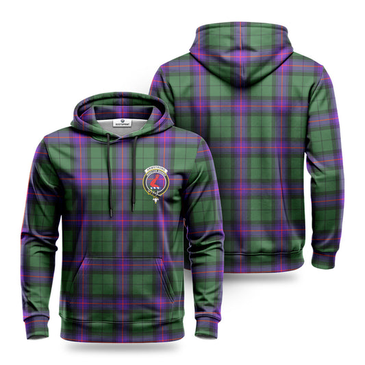 Armstrong Modern Tartan Crest Hoodie 1500