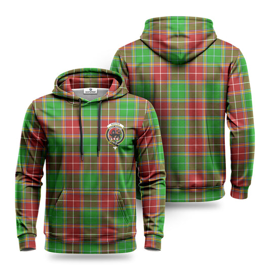 Baxter Modern Tartan Crest Hoodie 1500