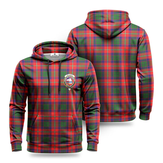 Belshes Tartan Crest Hoodie 1500