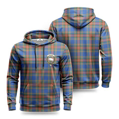 Bethune Ancient Tartan Crest Hoodie