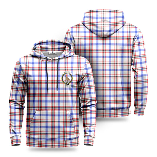 Boswell Modern Tartan Crest Hoodie 1500