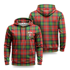 Boyd Modern Tartan Crest Hoodie