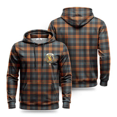 Broun Ancient Tartan Crest Hoodie