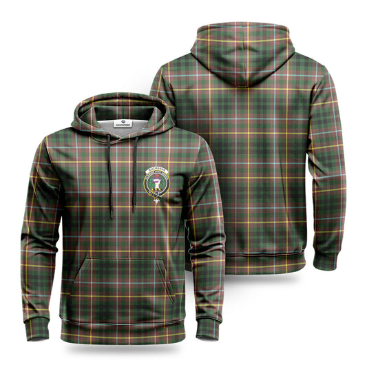 Buchanan Hunting Tartan Crest Hoodie 1500