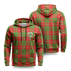 Burnett Ancient Tartan Crest Hoodie