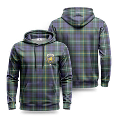 Campbell Argyll Modern Tartan Crest Hoodie