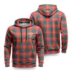 Chisholm Ancient Tartan Crest Hoodie