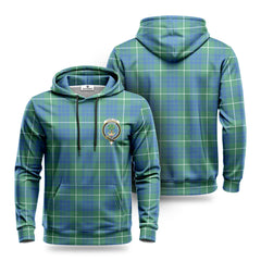 Hamilton Hunting Ancient Tartan Crest Hoodie