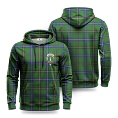 Henderson Modern Tartan Crest Hoodie