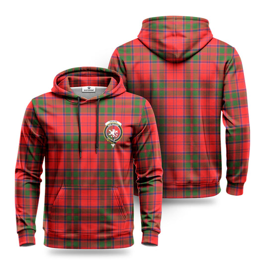 Heron Tartan Crest Hoodie 1500