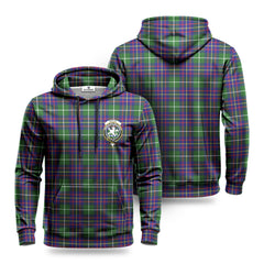 Inglis Modern Tartan Crest Hoodie