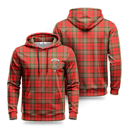 Langlands Tartan Crest Hoodie 1500