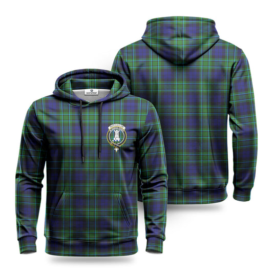 MacCallum Modern Tartan Crest Hoodie 1500