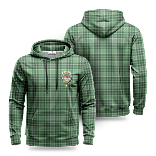 MacDonald Lord of the Isles Hunting Tartan Crest Hoodie 1500