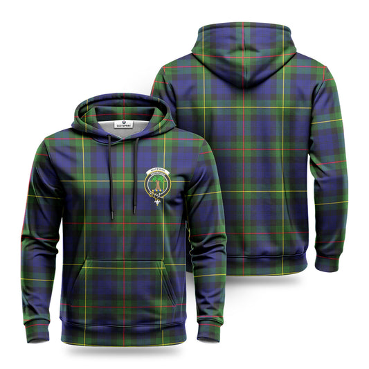 MacEwan Modern Tartan Crest Hoodie 1500