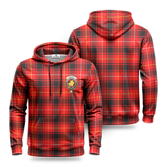 MacIver Modern Tartan Crest Hoodie 1500