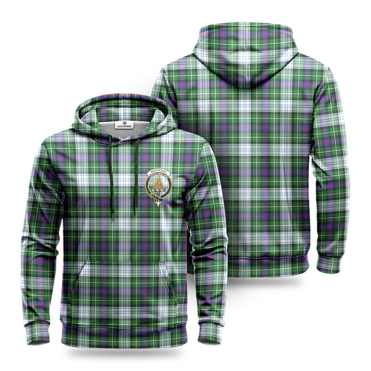 MacKenzie Dress Modern Tartan Crest Hoodie 1500