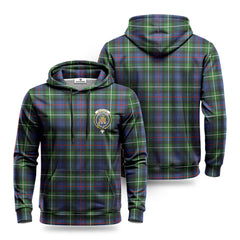 MacKenzie Modern Tartan Crest Hoodie