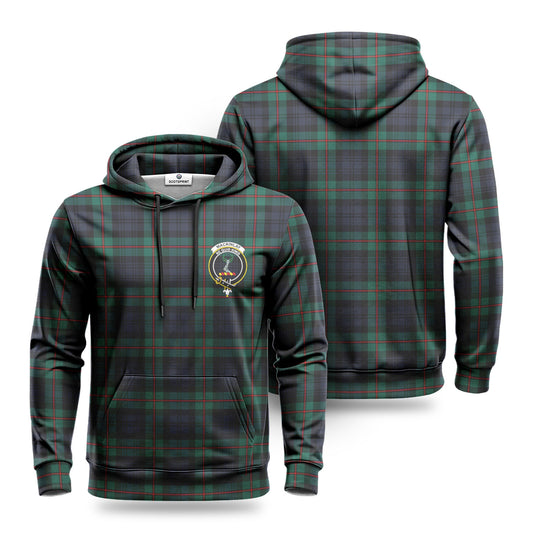 MacKinlay Modern Tartan Crest Hoodie 1500