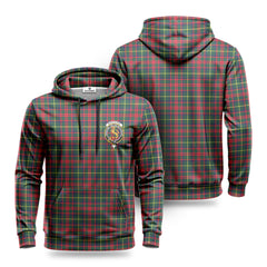 MacKintosh Hunting Modern Tartan Crest Hoodie