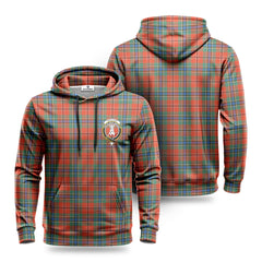 MacLean of Duart Ancient Tartan Crest Hoodie