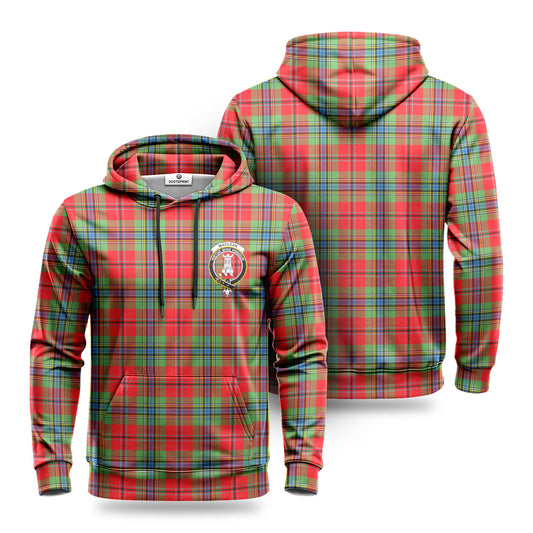 MacLean of Duart Modern Tartan Crest Hoodie 1500