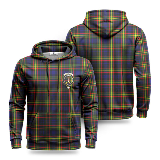 MacLellan Modern Tartan Crest Hoodie 1500