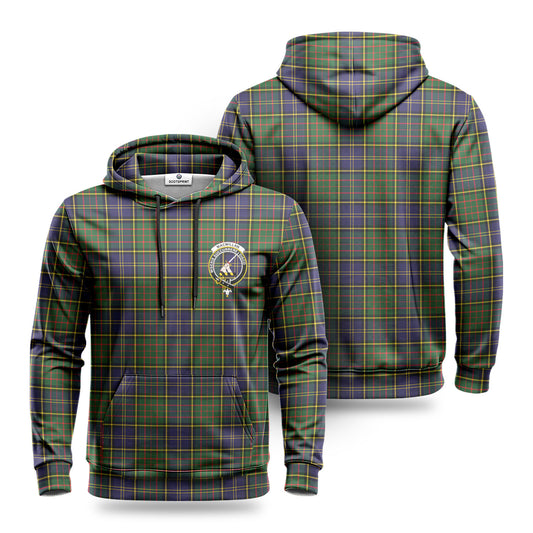 MacMillan Hunting Modern Tartan Crest Hoodie 1500