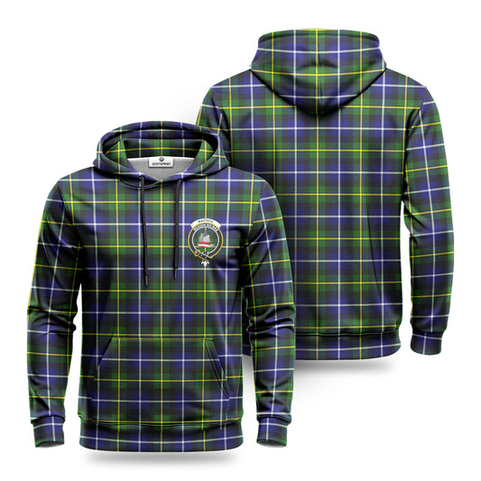 MacNeil of Barra Modern Tartan Crest Hoodie 1500