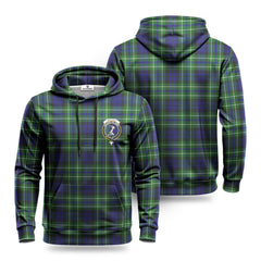 MacNeil of Colonsay Modern Tartan Crest Hoodie