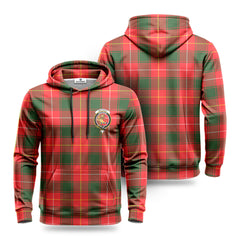 MacPhee Modern Tartan Crest Hoodie