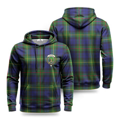 McEwan Modern Tartan Crest Hoodie