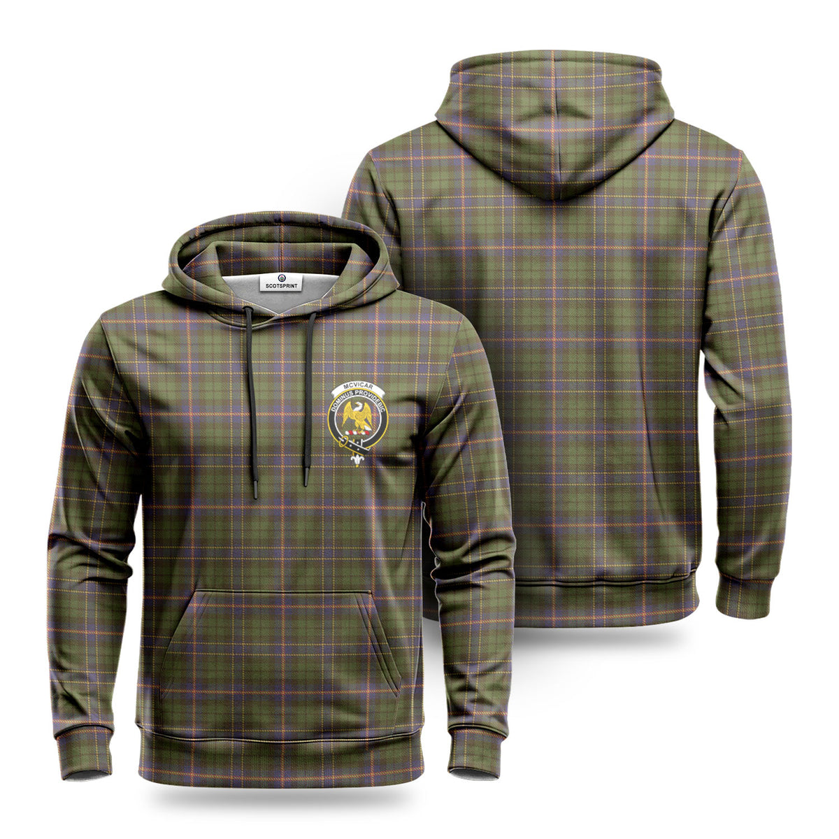 McVicar Tartan Crest Hoodie