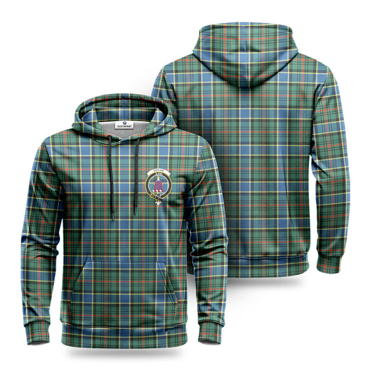 Ogilvie Hunting Ancient Tartan Crest Hoodie 1500