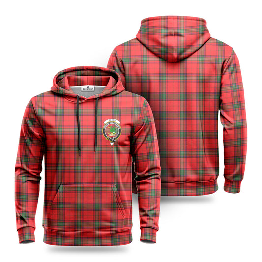 Seton Modern Tartan Crest Hoodie 1500