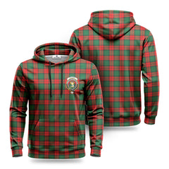 Stewart Atholl Modern Tartan Crest Hoodie