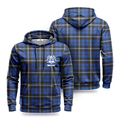 Swan Tartan Coat of Arms Hoodie