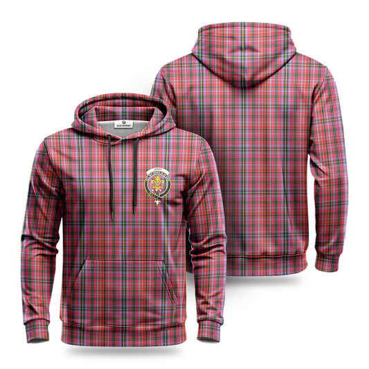 Udny Tartan Crest Hoodie 1500