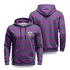 Wardlaw Modern Tartan Crest Hoodie