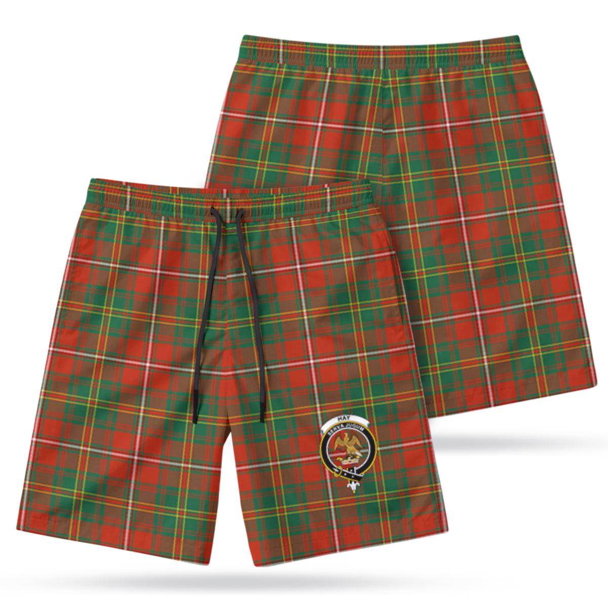 Hay Ancient Tartan Crest Men's Beach Shorts