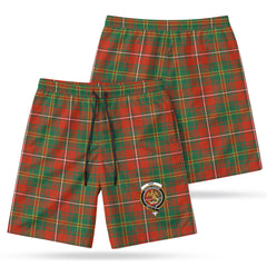 Hay Ancient Tartan Crest Men's Beach Shorts