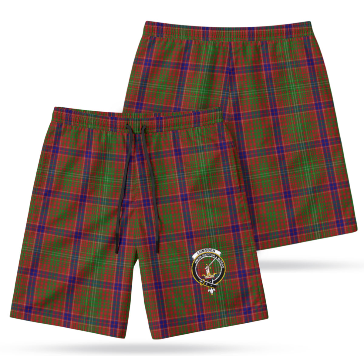 Lumsden Tartan Crest Men's Beach Shorts