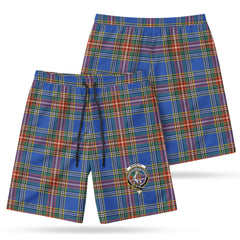 MacBeth Ancient Tartan Crest Men's Beach Shorts