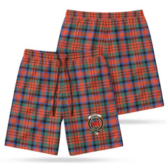 MacDuff Ancient Tartan Crest Men's Beach Shorts